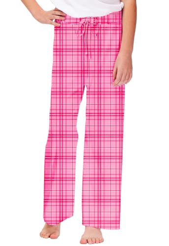 Image of Remimi Girl Boy Plaid Pants Drawstring Summer Casual Loose Bottoms 5-14 Years