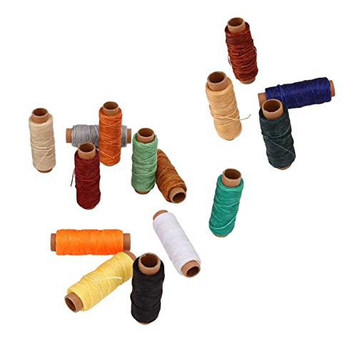 Hilo encerado para coser cuero, 15 colores, 50 m miniatura 6