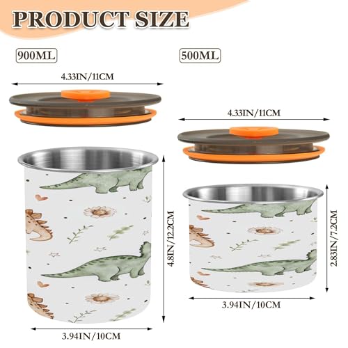 Contenedor hermético para café Kigai 17 oz acero inox miniatura 3