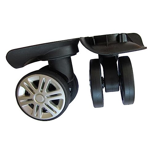 2 Pieces Luggage Suitcase Casters Suitcase Wheels Replacement Quiet Left Right