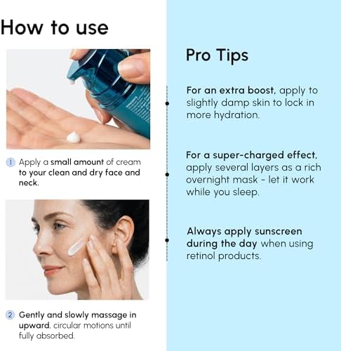 MAREE Face Moisturizer – Firming & Lifting Face Cream for Women with Collagen, Retinol & Hyaluronic Acid – Day & Night Anti-Aging Facial Wrinkle DD Cream Moisturizer for Dry Skin – Crema Para la Cara - 5