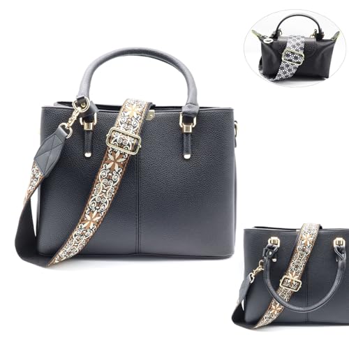 Image of LEMEDE Purse Strap Replacement Crossbody 1.5 inch Wide Shoulder Strap Adjustable Straps Handbag Strap Replacement Belts