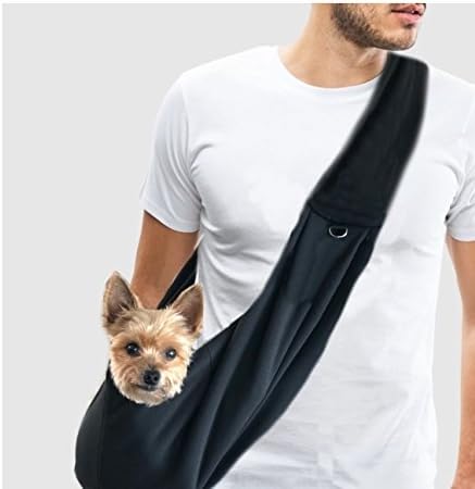 EZ-Sling Small Dog Sling Carrier - Comfortably Hold Your Small Dog Next to You - Excellent Alternative to Conventional pet Carriers.