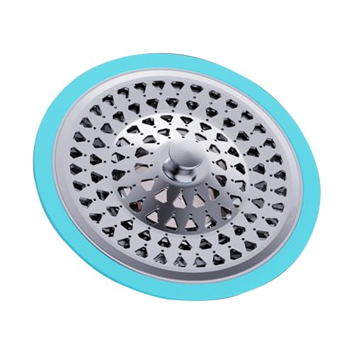 浴室のシンクの排水蓋標準フィットステンレス鋼シャワー浴槽ストレーナーヘアキャッチャー臭気バリアステンレス鋼の浴室カバー