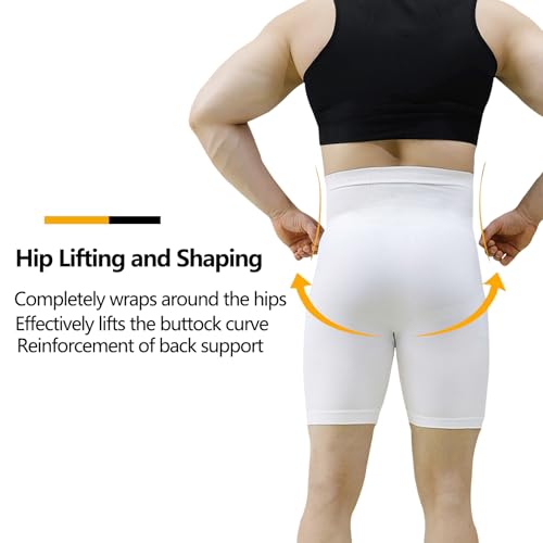 Men’s Shapewear, Compression Shorts Men, Slimming Boxers Briefs, Body Shaper High Waist Mens.3