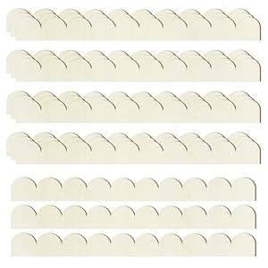 Rainmae Trim 2 Holzleisten mit Wellenkante, 15 Stück