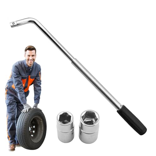 Llave para tuercas de rueda portátil con adaptador de alta potencia 2