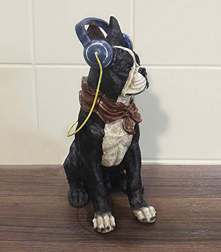 Statue bouledogue francais pour dynamiser une decoration interieure fade