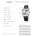 BESTKANG Fashion Retro Square Watches for Women Classic Roman Numeral Analog Quartz Wrist Watch