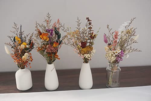 Ramo mini Boho de flores secas con florero miniatura 6