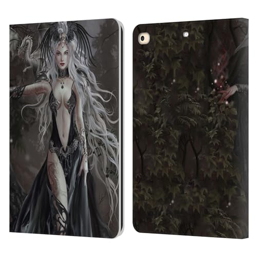 Étui portefeuille iPad 9.7 Nene Thomas en cuir avec design Reine de Crâne