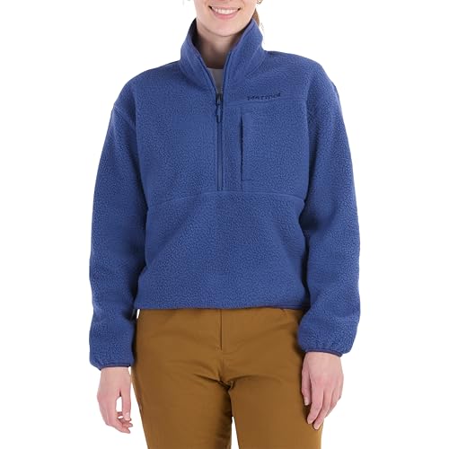MARMOT Women's Aros Fleece 1/2 Zip Jacket, Twilight Blue, Small