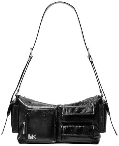 Michael Kors Men's Dakota Medium Pocket Shoulder Bag, Black, One Size