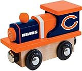 MasterPieces Wood Train Engine - NFL Chicago Bears - Officially Licensed Toddler & Kids Toy, Black