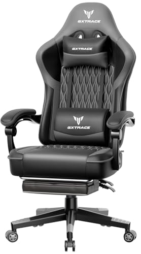 Amazon.co.jp: GXTRACE Gaming Chair, Office Chair, Wide Seat