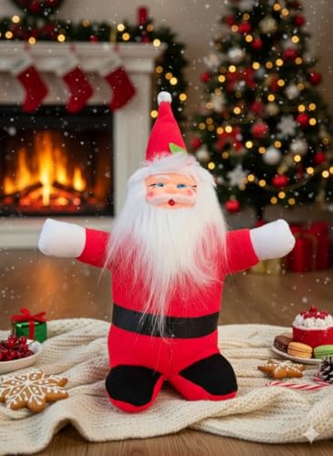Image of Santa Claus Soft Toy | Plush Santa Claus Soft Toy | Stuffed Santa Clause | Perfect for Holiday Decor and Christmas Gifting | F | PoPo Toys