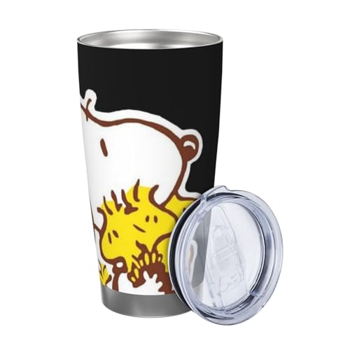 スヌーピー マグカップ コーヒーカップ コンビニカップ 保冷 保温 タンブラー ステンレス製 真空断熱マグ 蓋付き 持ち運び 直接ドリップ 車用 アニメ キャラクター グッズ かわいい プレゼント 600ml