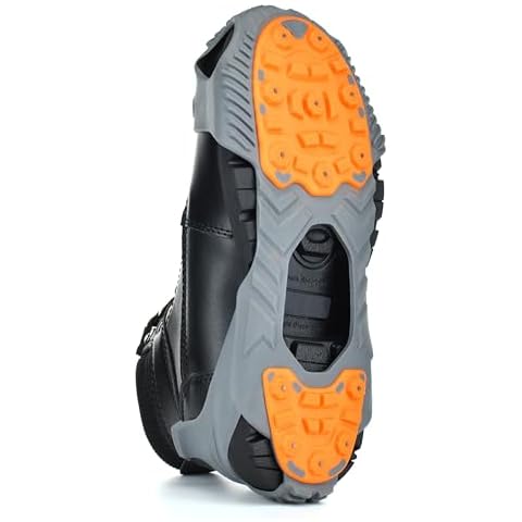 Winter Walking Low-Pro Ice Cleat, Heavy-Duty Industrial Grade Traction Aid for Walking on Snow and Ice, Size Medium (1 Pair) Cover