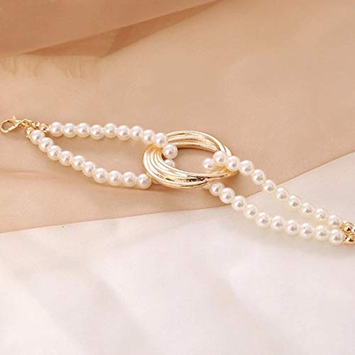 Layered Necklace with Plated Jewellery