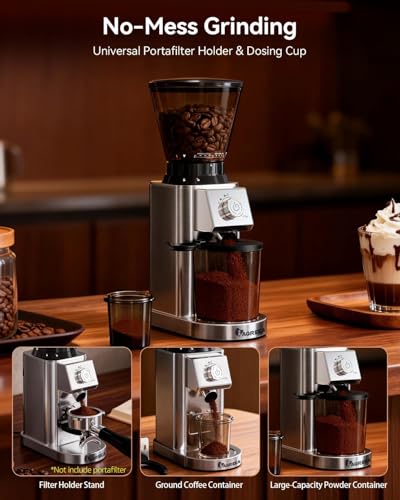 Industrial espresso grinder