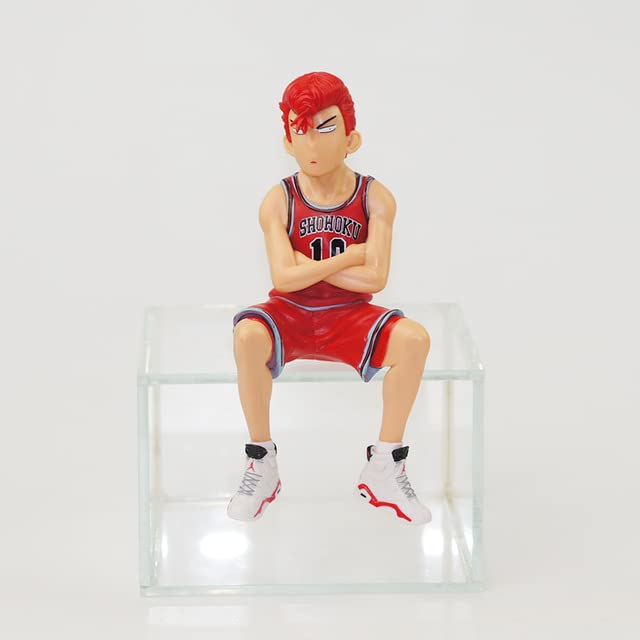 ТоуAE - 25 CM Anime SLAM DUNK Sakurasgi Hanamichi PVC Action Fiɡurеs Rukawa Kaede Akagi Takenori Mitsui Hisashi Collection Model Тоуs (Hanamichi 16cm)