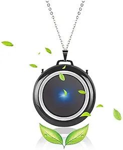UBERSWEET air purifier necklace portable air purifier personal air purifier around the neck ionizer air purifier ozone mini air purifier (Black