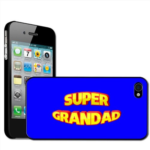 Fancy A Snuggle Coque pour Apple iPhone 4 et 4S Motif Super Grandad Cover
