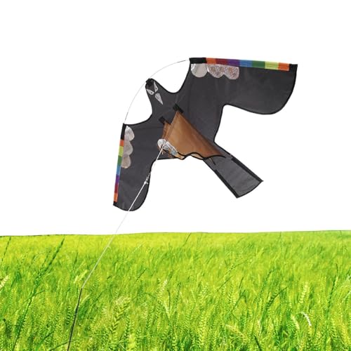 Cometa espantapájaros con forma de ave para huertos y arrozales 2