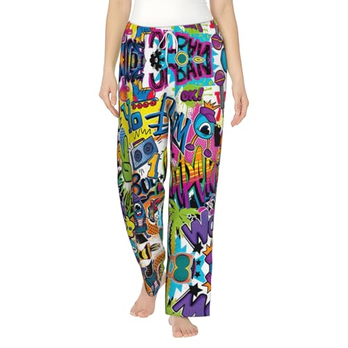 Pantalon de pyjama en flanelle coloré pour femme l'art de se détendre à la maison