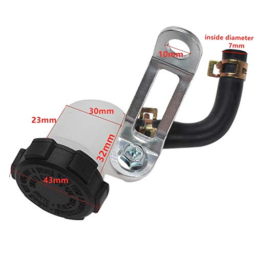 Osbun Brake Clutch Master Cylinder Oil Fluid Tank Reservoir With Bracket And Rubber Tube 2020 Universal #TOP2