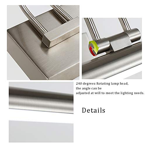 ZYBCQL LED 240 Grado Rotazione Lampada da