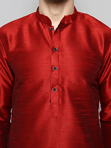 Image of Silk Blend Men's Kurta Pyjama Set /Kurta Pajama for Men