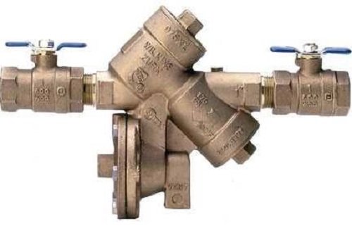 Image of Zurn Wilkins 1 inch 975XL2 Reduced Pressure Principle Backflow Preventer with strainer