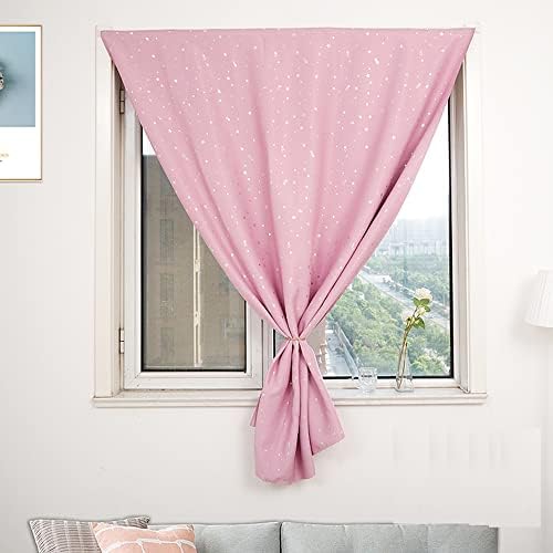 HyUkoa Portable Blackout Blind Lightweight Blackout Curtain(No Need Curtain Pole), UV and Sun Protection Blackout Blind Curtain for Bedroom Nursery Travel Office Use(90 * 150cm/35.4 * 59 inch)
