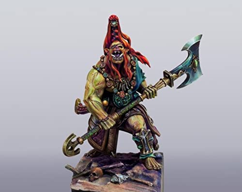 Figura modelo guerrero antiguo 1/24 de resina sin pintar