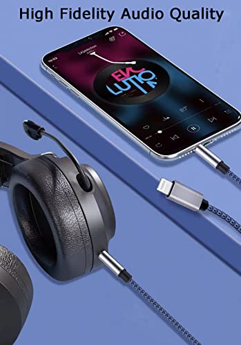 Cable auxiliar de audio 3.5mm para teléfono y auto 3.3FT miniatura 3