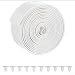 PVC-Gurtband, Ersatz für Gartenmöbel, Gartenstuhl-Reparaturgurte und Sonnenliegen-Material, Poolside Chaiselongue, Teile-Rolle (weiß)