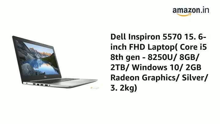 DELL Inspiron 5570 Core-i5 ホワイト ノートPC Amazon.co.jp: Dell ノートパソコン Inspiron 15 5570 Core i5