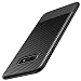Produktbild AVANA Hülle für Samsung Galaxy S10e Schutzhülle Flexibles Slim Case Schwarz Schutz Silikon TPU Schale Kratzfest Kohlefaser Handyhülle Bumper Cover Carbon Optik