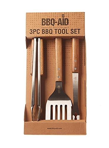 Set Parrillero BBQ-Aid Pro 6 Piezas con Accesorios miniatura 4
