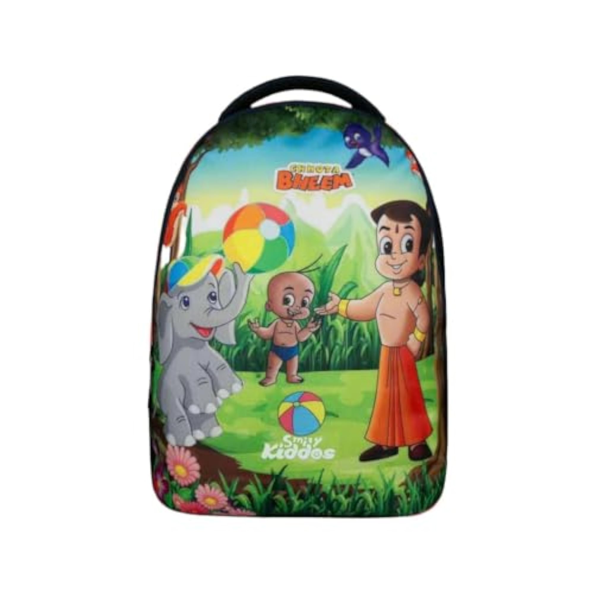 Licensed Chhota Bheem Junior Backpack 2 - N Blue & Black