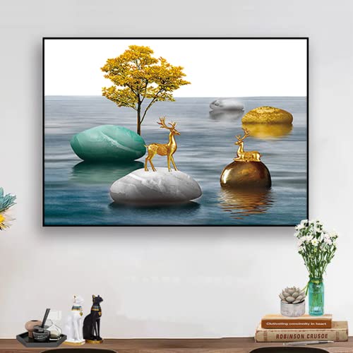 Diamond Painting 5D grand format 70x160cm pour décoration salon - 2