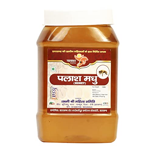 Image of PALASH | Honey 100% Pure and Natural | Raw, Unprocessed, Unpasteurized Honey | No Sugar Adulteration (1000gm)