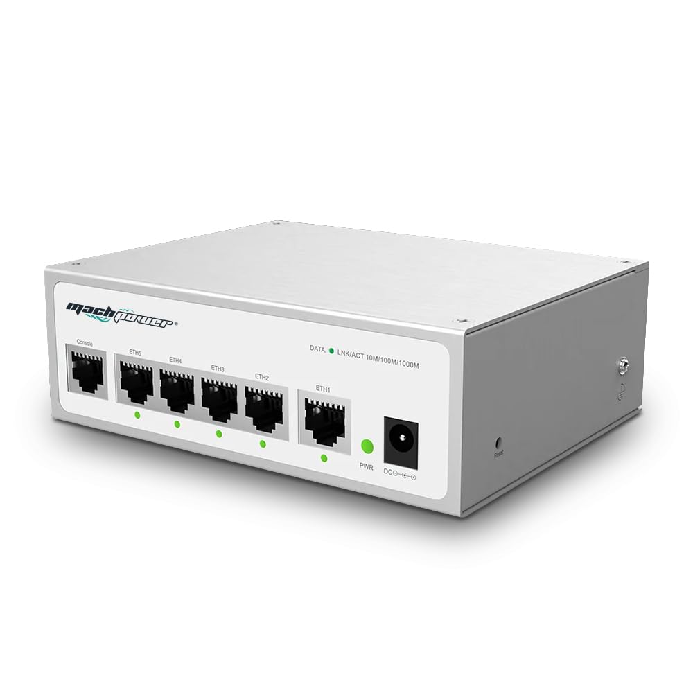 Controller AC Gateway per Access Point Wi-Fi, 5 Porte Gigabit, Supporta 64 AP, Gestione Cloud, VLAN, Firewall, Roaming Rapido (WL-ACHGW5P-079)