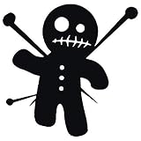Set of 3 - Voodoo Doll - Black