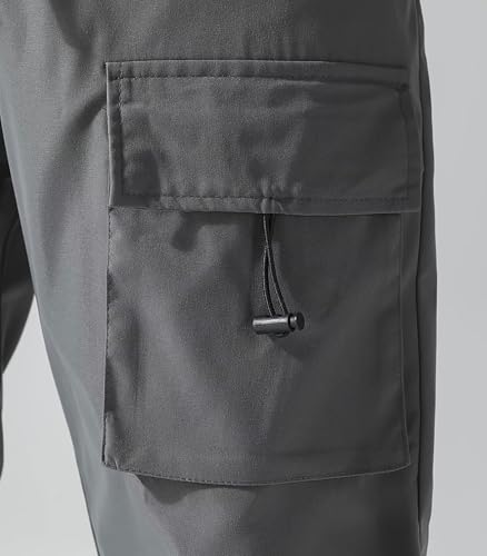 FTIMILD Men's Cargo Pants with Multiple Pockets Athletic Jogger Sweatpants Casual Hiking Pants4