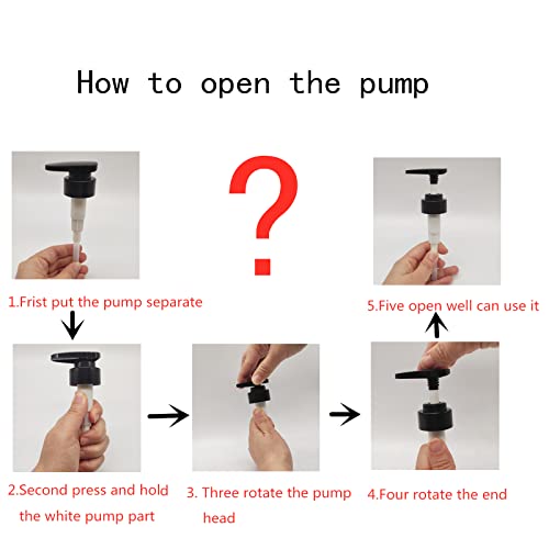 300ml Travel Shampoo Bottles Refillable,Empty Pump Plastic Dispensers 10 oz Shower Containers for Shampoo Conditioner Body Wash (Blue,1 Set)4