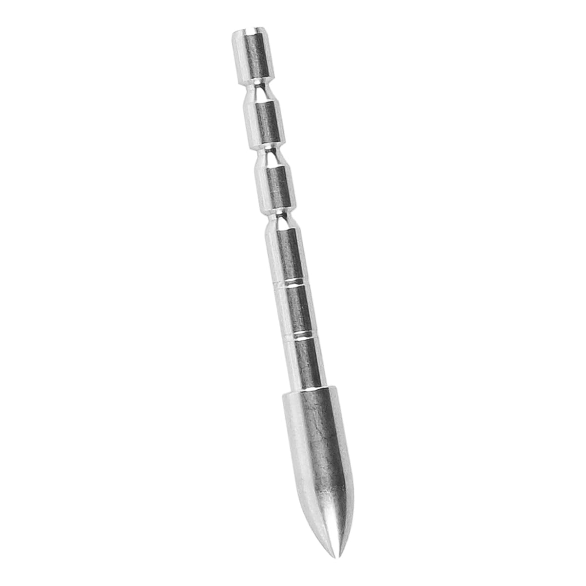 Sarini Pointe de flèche d'interpolation de 4,2 mm, Pointe de flèche en Acier à 120 Grains pour tir à l'arc à flèche ID 4,2 mm, Support de flèche et Accessoires d'arbre