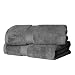 Superior 900 GSM Luxury Bathroom Towels, Made of 100% Premium Long-Staple Combed Cotton, Set of 2 Hotel & Spa Quality Bath Towels - Charcoal, 30" x 55" each