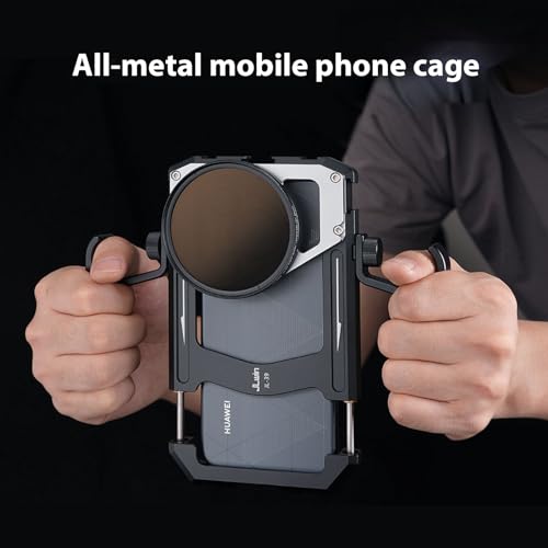 Cage en métal pour téléphone pour éliminer les vibrations et fixer vos micros et lampes LED